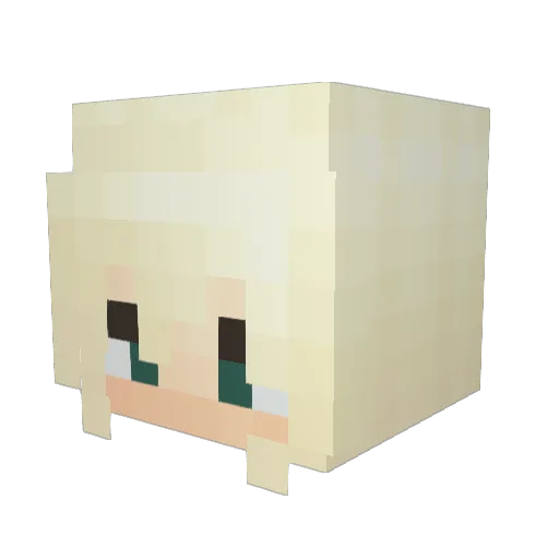 robin5968 Minecraft avatar head, 3D render