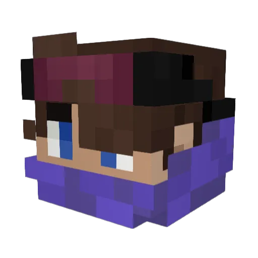 robin_y127 Minecraft avatar head, 3D render