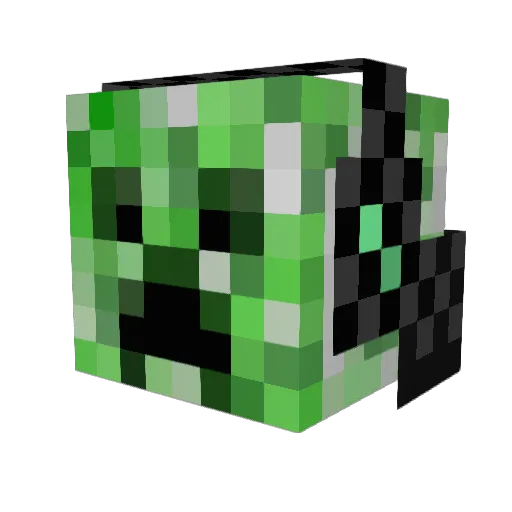 robindo11 Minecraft avatar head, 3D render