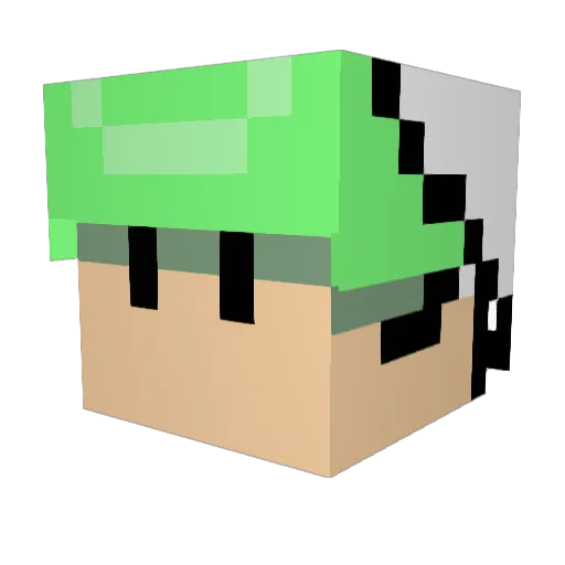 robindu11 Minecraft avatar head, 3D render