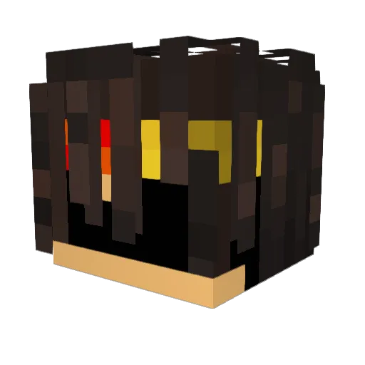 robindudeman Minecraft avatar head, 3D render