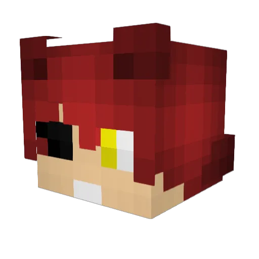 robinst38 Minecraft avatar head, 3D render