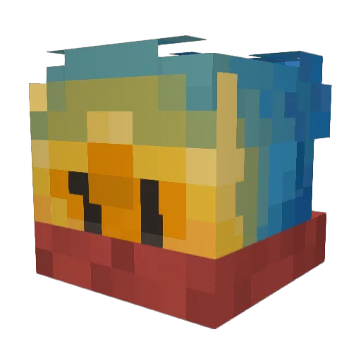 robirkus Minecraft avatar head, 3D render