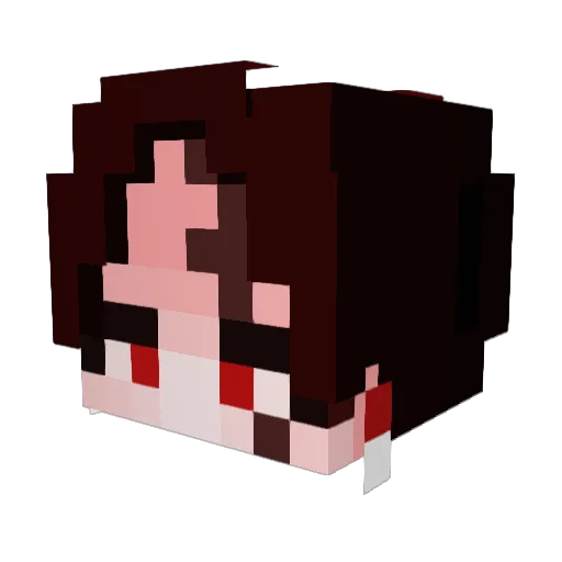 robiszplum Minecraft avatar head, 3D render