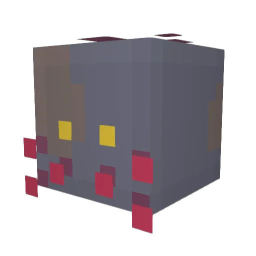 robitmc Minecraft avatar head, 3D render