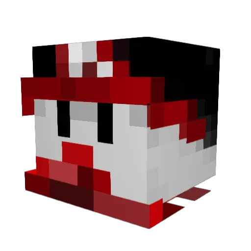 robiwan2016 Minecraft avatar head, 3D render