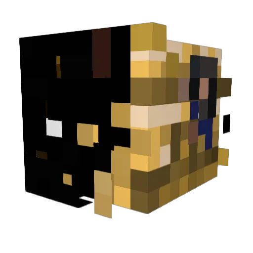 roblino066 Minecraft avatar head, 3D render