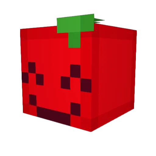 roblox_fans Minecraft avatar head, 3D render