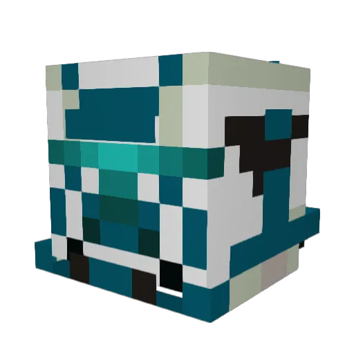robm8 Minecraft avatar head, 3D render