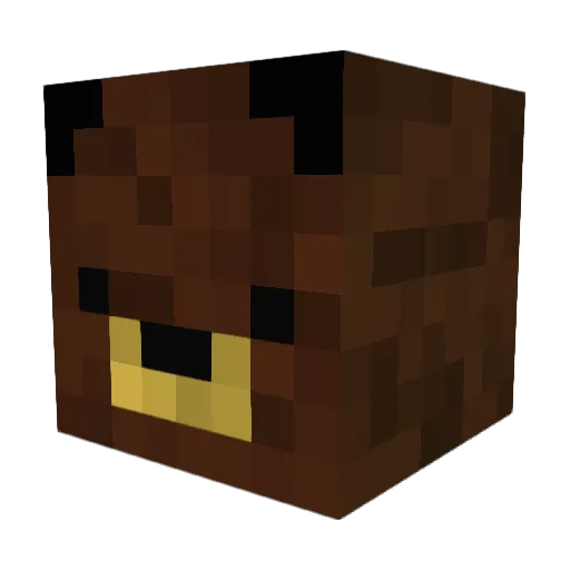 robn22 Minecraft avatar head, 3D render