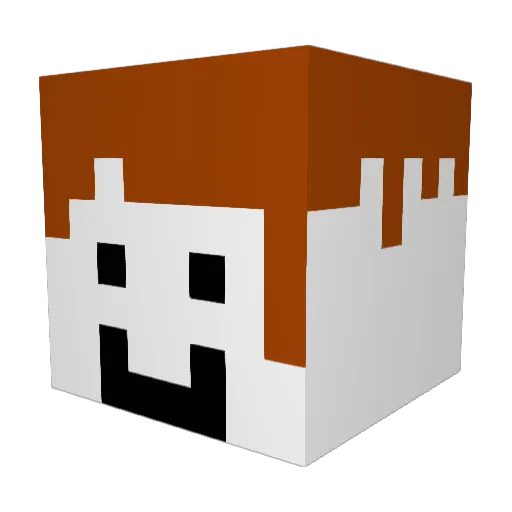 robo_andrzej Minecraft avatar head, 3D render