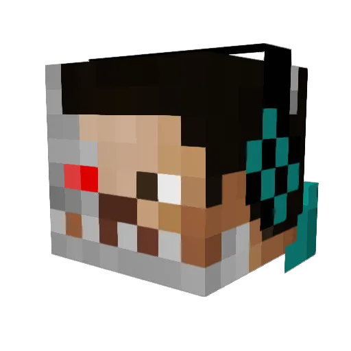 roboboy555 Minecraft avatar head, 3D render