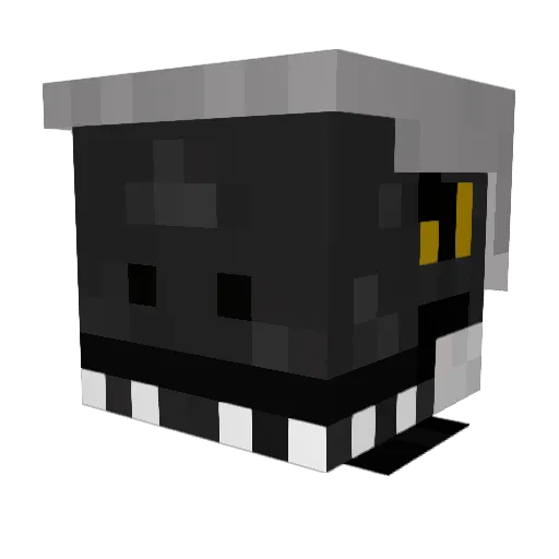 robodino21 Minecraft avatar head, 3D render