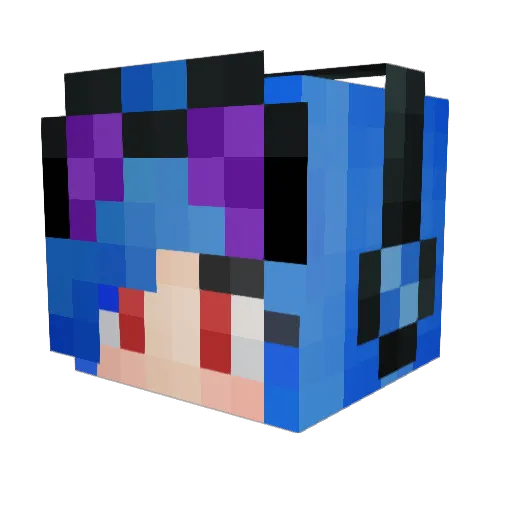 robokid89 Minecraft avatar head, 3D render