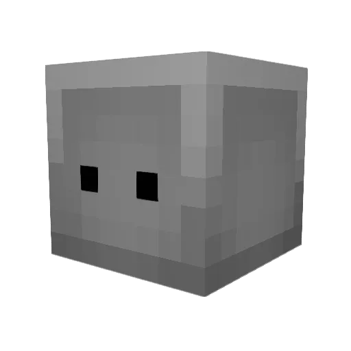 robolibra Minecraft avatar head, 3D render