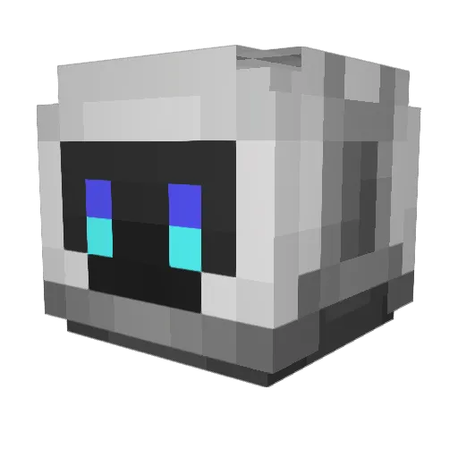 robomaster1259 Minecraft avatar head, 3D render