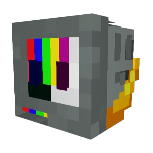 robopen10 Minecraft avatar head, 3D render