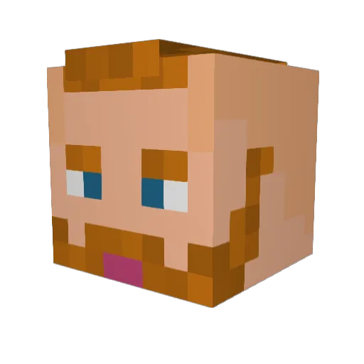 roboratchet02 Minecraft avatar head, 3D render