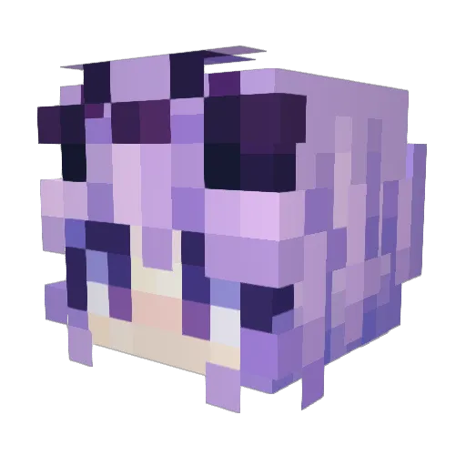 roborugo Minecraft avatar head, 3D render