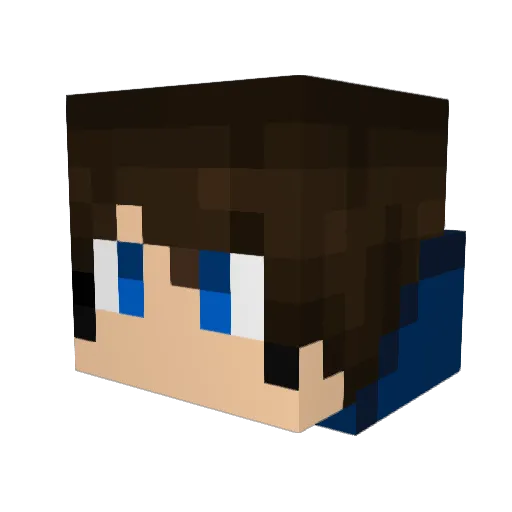 robot11501 Minecraft avatar head, 3D render
