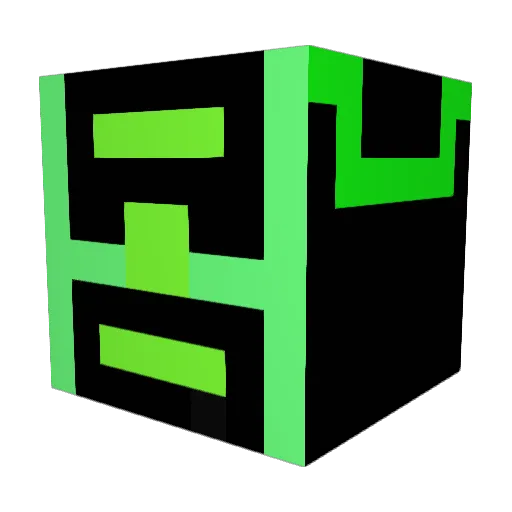 robotcal Minecraft avatar head, 3D render