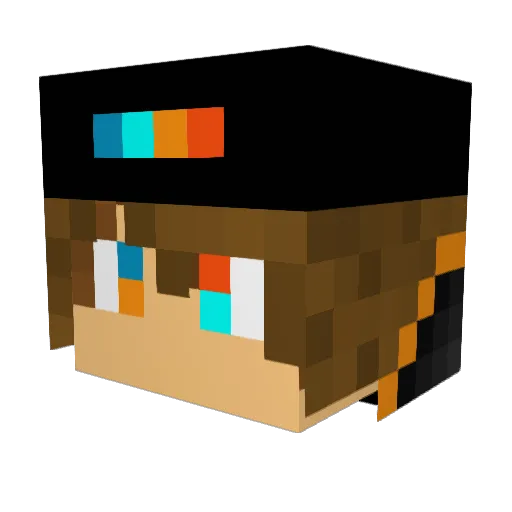 robotgaming1 Minecraft avatar head, 3D render