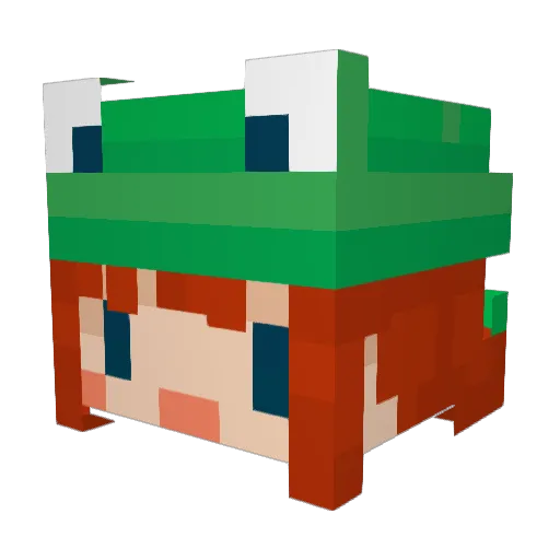 roboticoblitera Minecraft avatar head, 3D render