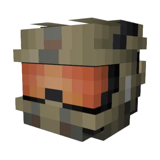 robotor3000 Minecraft avatar head, 3D render