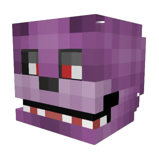 robotpetey Minecraft avatar head, 3D render