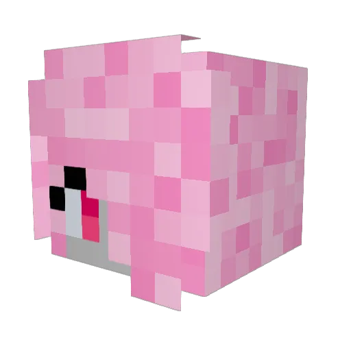 robotto_2 Minecraft avatar head, 3D render