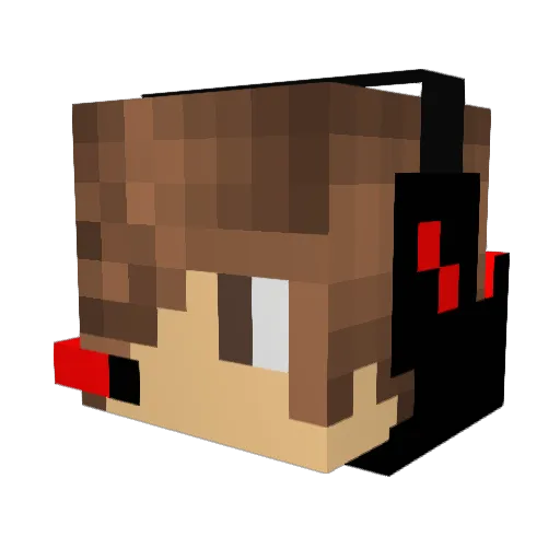 robro313 Minecraft avatar head, 3D render