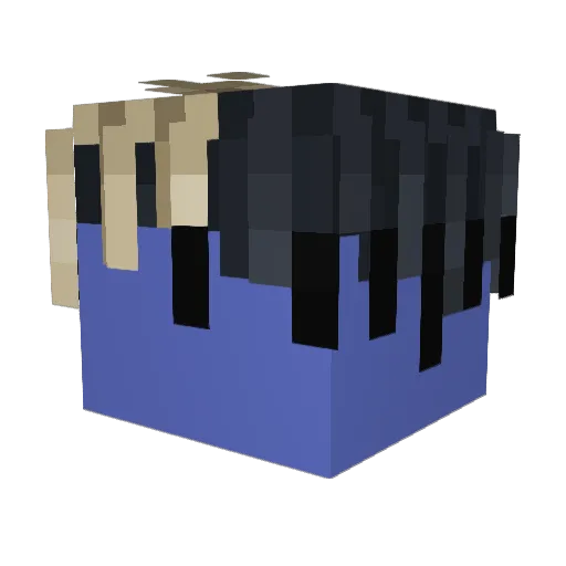 robro_07 Minecraft avatar head, 3D render