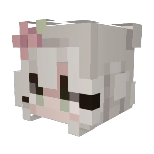 robstige Minecraft avatar head, 3D render