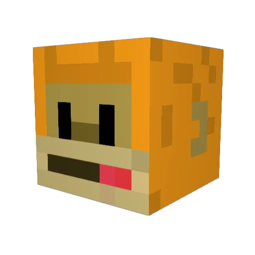 robtrapalot Minecraft avatar head, 3D render