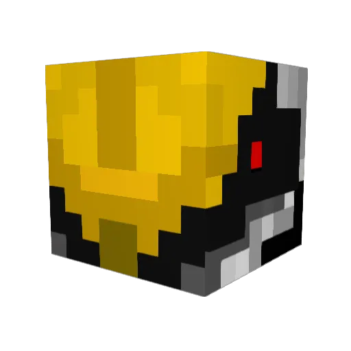 robut117 Minecraft avatar head, 3D render