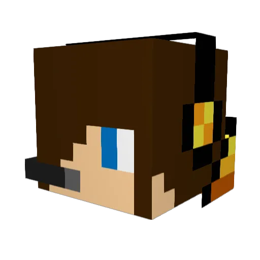 roccia996 Minecraft avatar head, 3D render