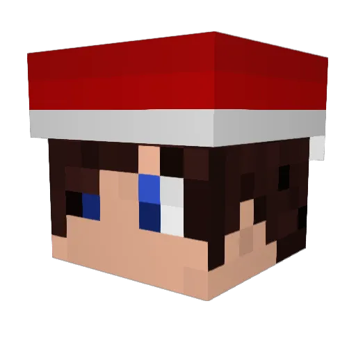 roccoleo Minecraft avatar head, 3D render