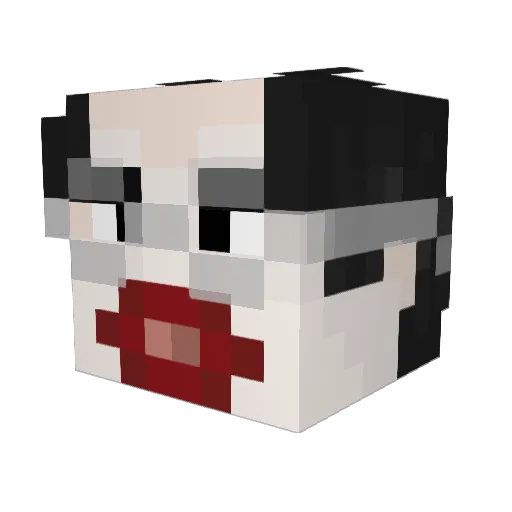 roccostoleurdog Minecraft avatar head, 3D render