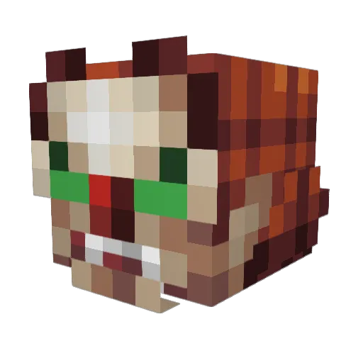 rochelle2000 Minecraft avatar head, 3D render