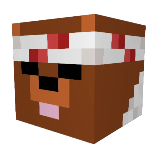 rocio_jurado1 Minecraft avatar head, 3D render