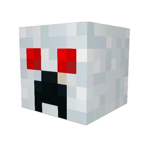 rocitboy Minecraft avatar head, 3D render