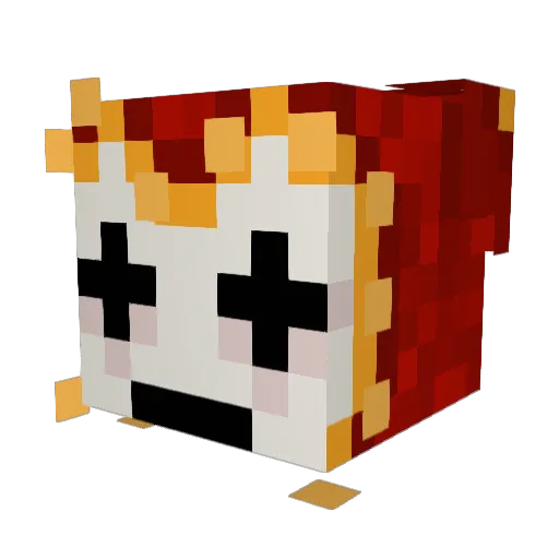 rock_startist Minecraft avatar head, 3D render