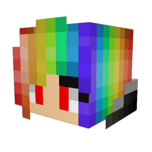 rockcrystal10 Minecraft avatar head, 3D render