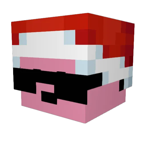 rockdouglas Minecraft avatar head, 3D render