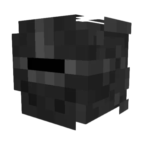 rockendo Minecraft avatar head, 3D render