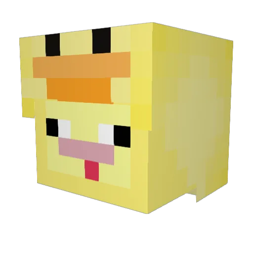 rockergirl2410 Minecraft avatar head, 3D render