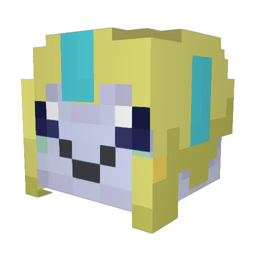 rocketbalboa Minecraft avatar head, 3D render