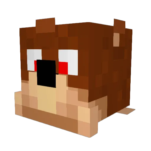 rocketman2006 Minecraft avatar head, 3D render