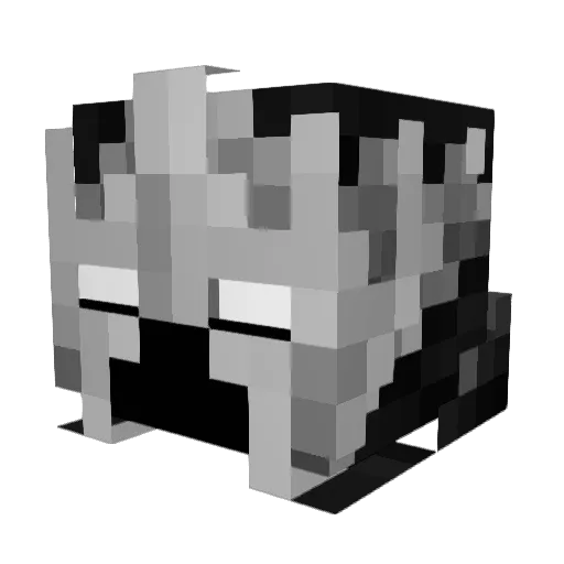 rocketman3 Minecraft avatar head, 3D render