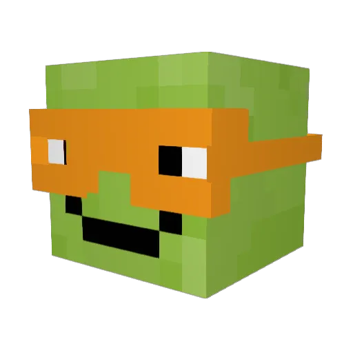 rocketryan Minecraft avatar head, 3D render